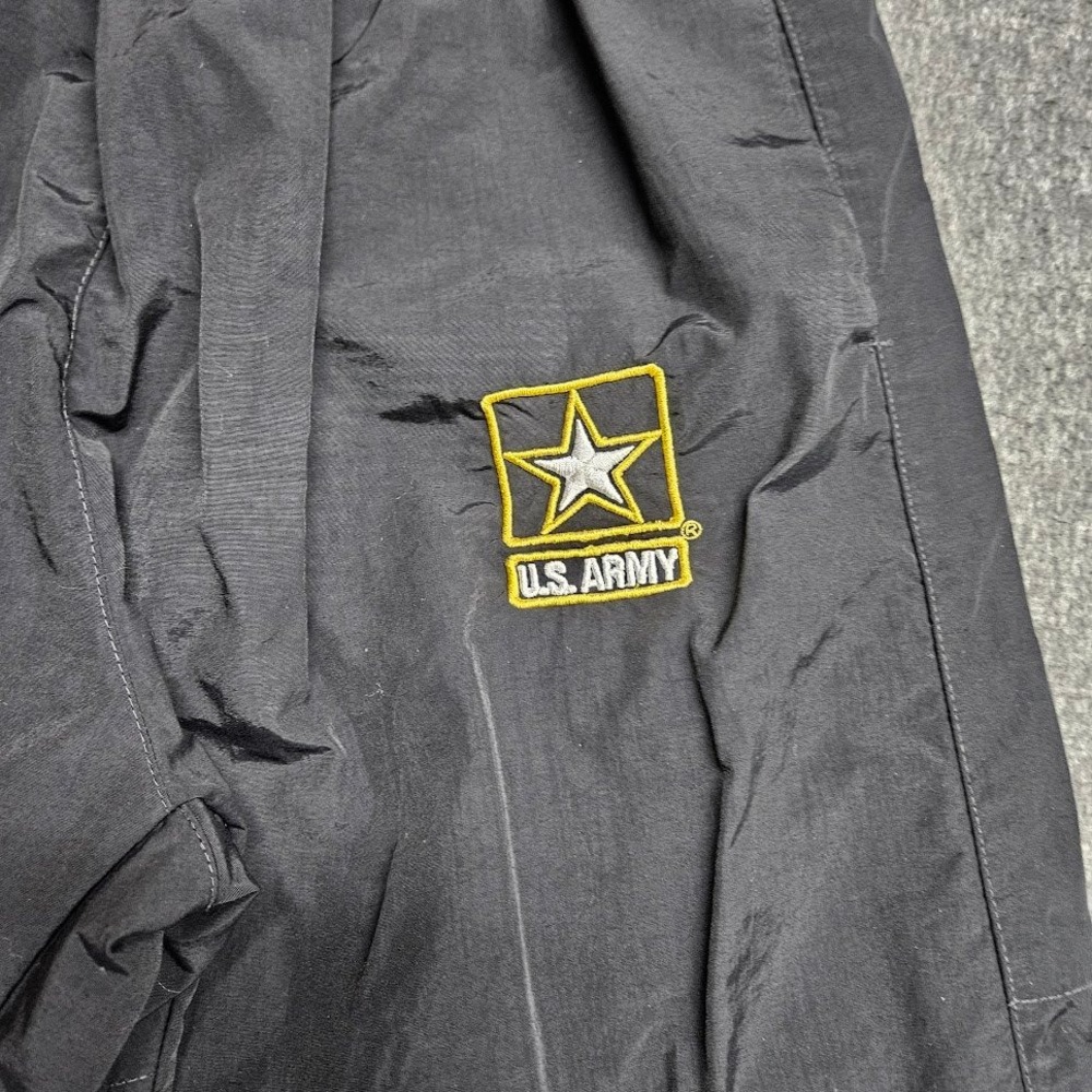 Skilcraft US Army APFU Pants Unisex Small Regular Black Nylon PT Track Pants - Picture 2 of 10